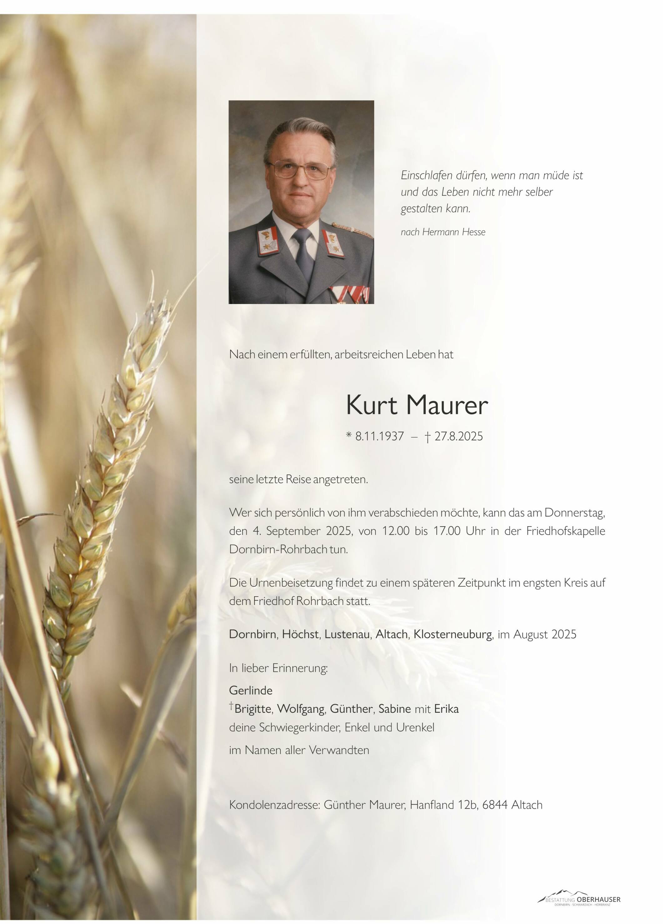 Kurt Maurer